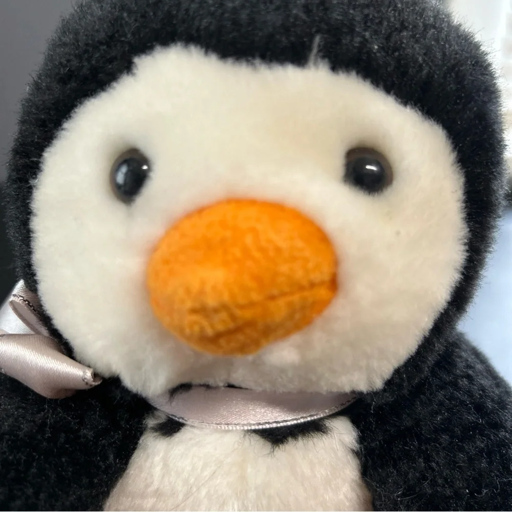 Russ 2006 Shining Stars  7” Tall Plush- Beanie Penguin Stuffy Stuffed‎ Animal